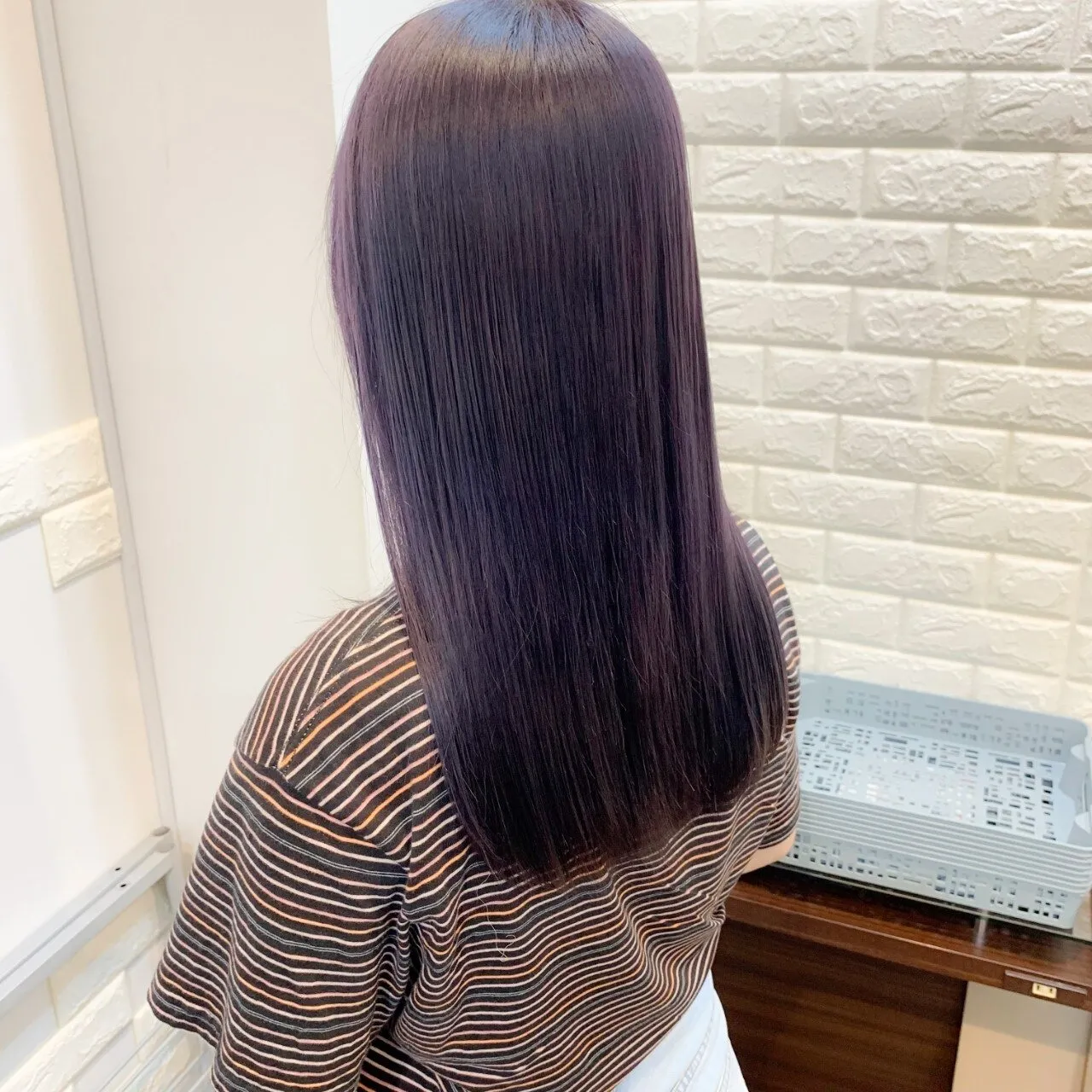 ツヤ髪ラベンダーカラー
